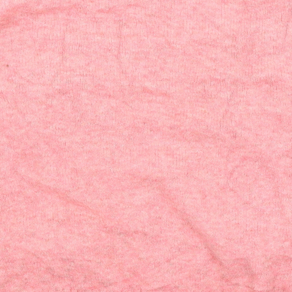 Ya Fa Knitting Womens Pink Cardigan Jumper Size 10