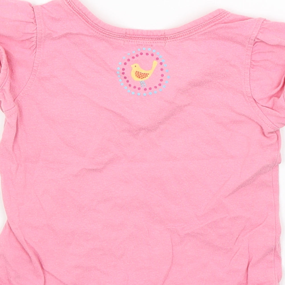 Mini Boutique Baby Pink Basic T-Shirt Size 12-18 Months