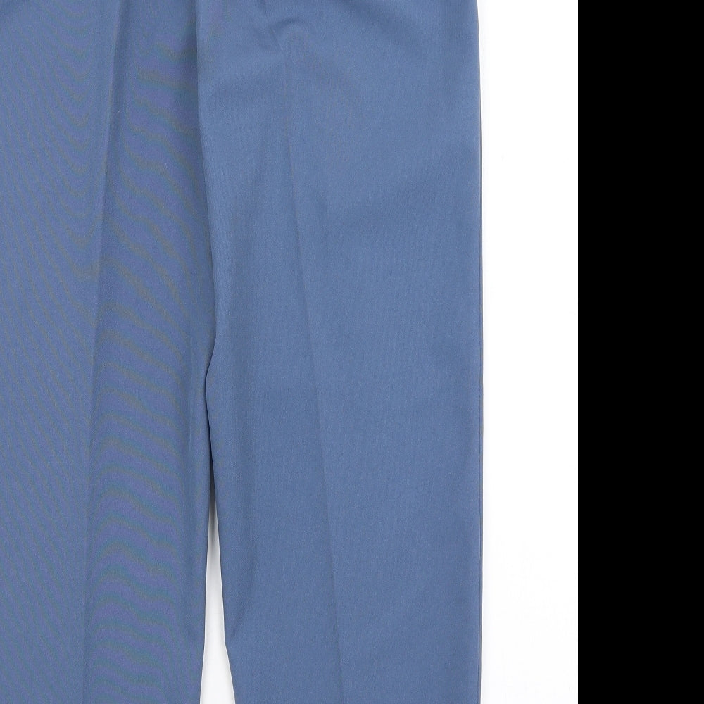 Saira Womens Blue Trousers Size 16 L27 in