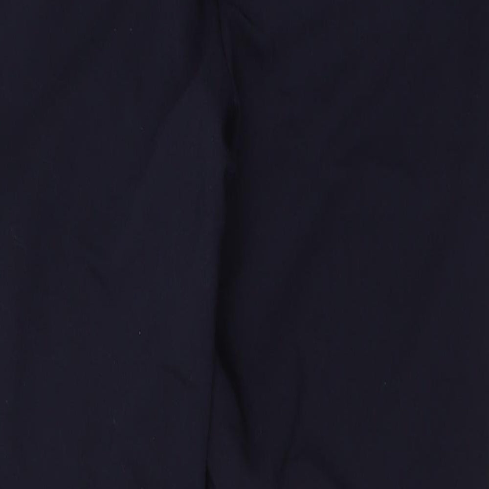 Papaya Womens Blue Trousers Size 12 L26.5 in