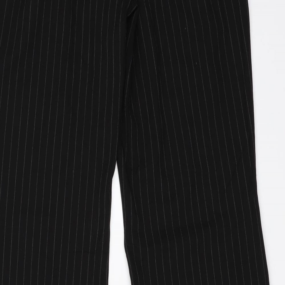 Denin Womens Black Trousers Size 40 L33 in