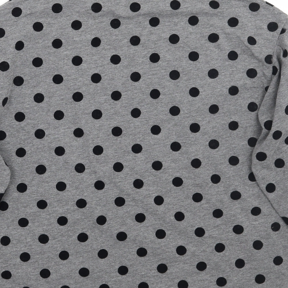 MNG Girls Grey Polka Dot Pullover Jumper Size 14 Years