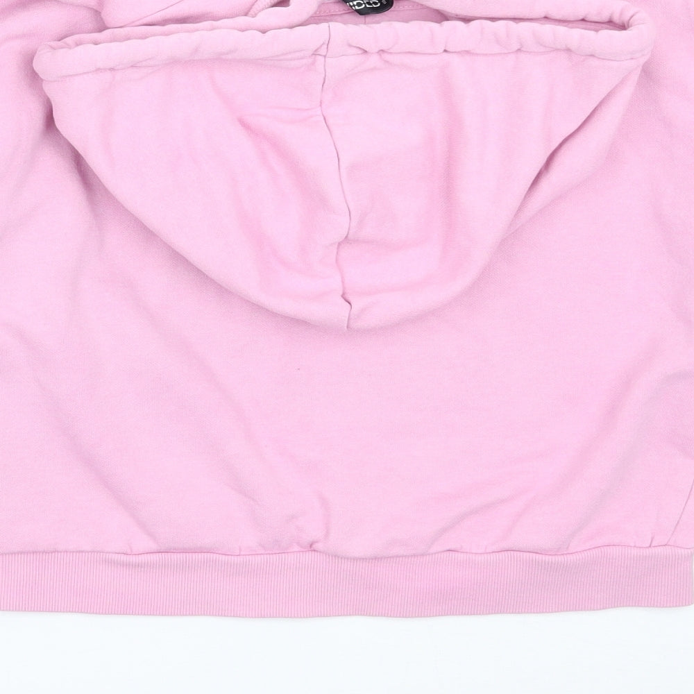 H&M Womens Pink Pullover Hoodie Size XS