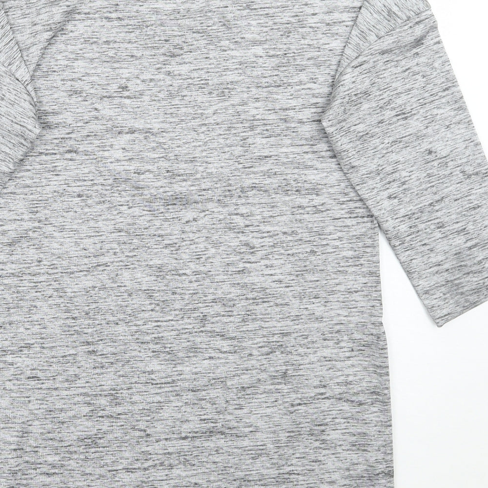 Marks and Spencer Womens Grey Basic T-Shirt Size 12