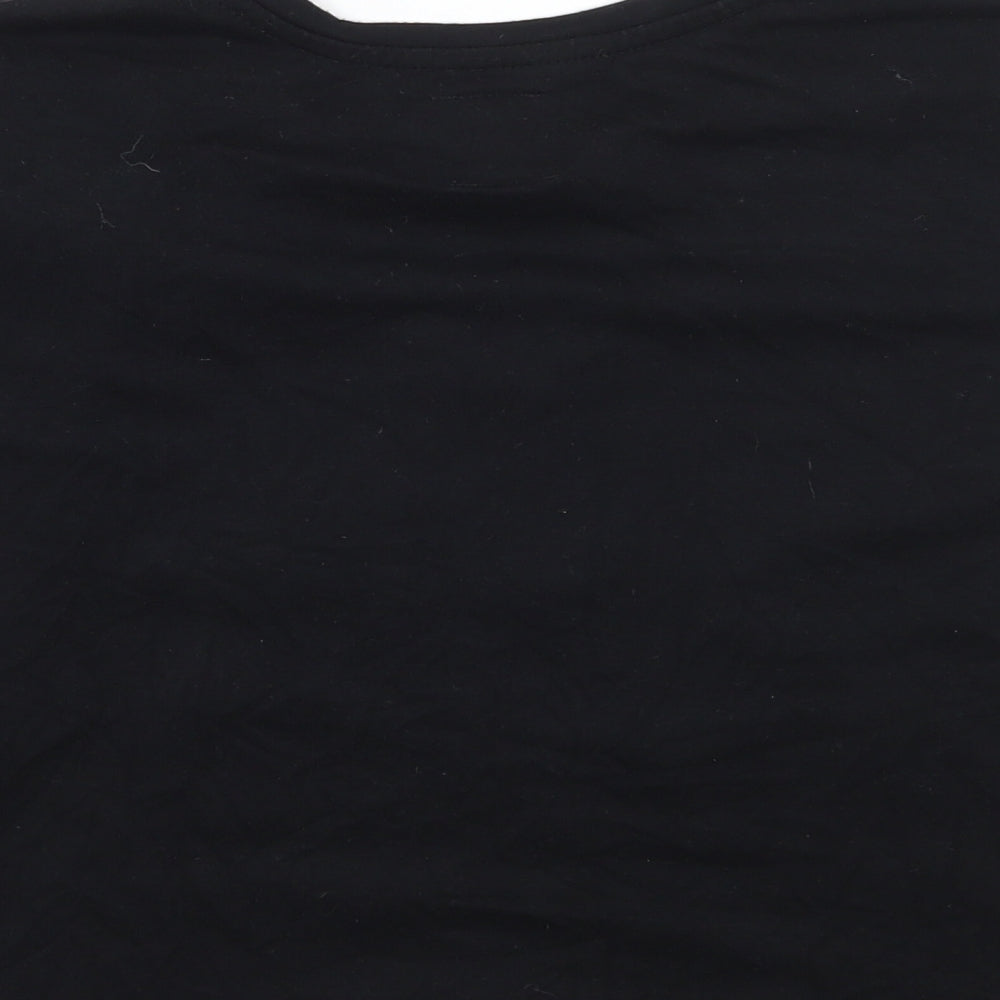 George Girls Black Basic T-Shirt Size 12 Years