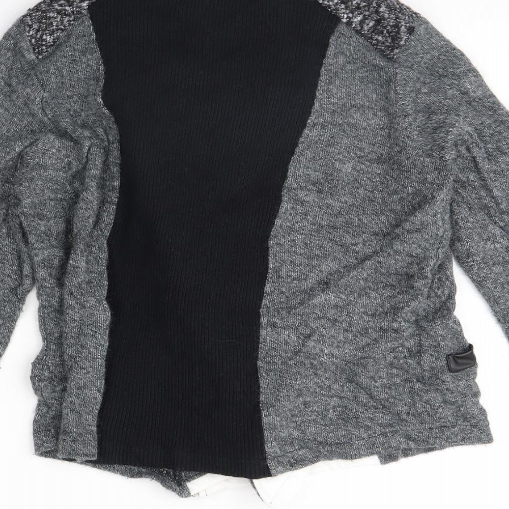 Maloka Womens Grey Jacket Size M