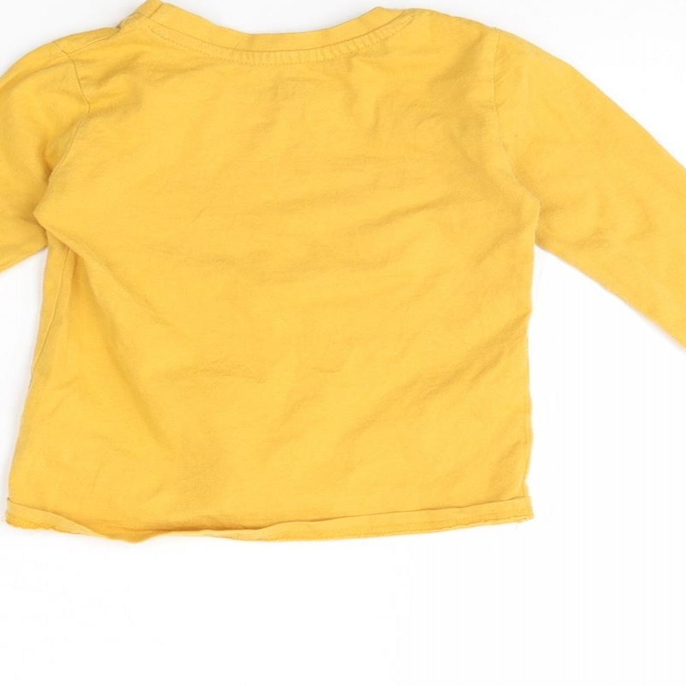 Primark Baby Yellow Pullover Blouse Size 12 Months - mummy's superstar