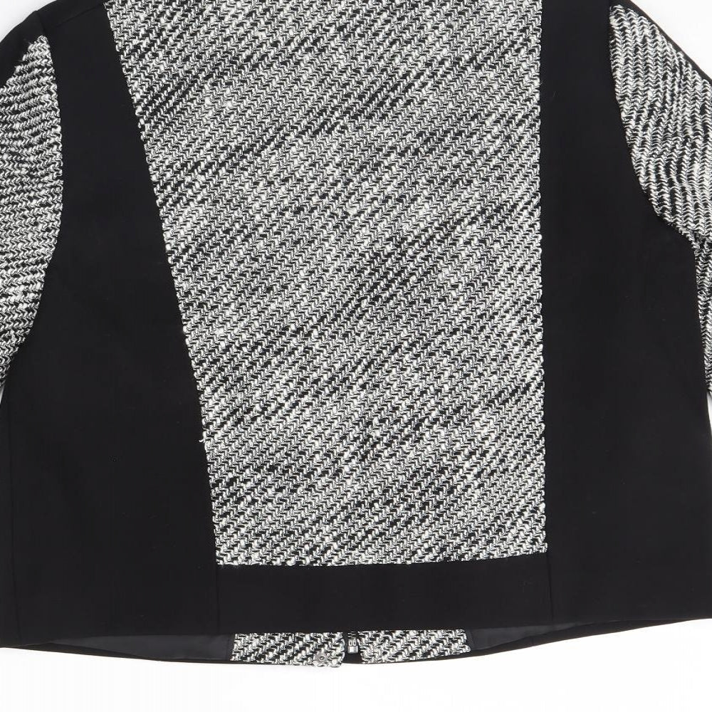 m&s Womens Black Jacket Size 12