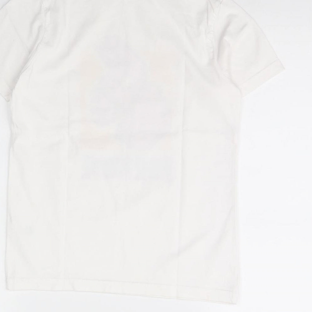 George Girls White Basic T-Shirt Size 8 Years - Fortnite