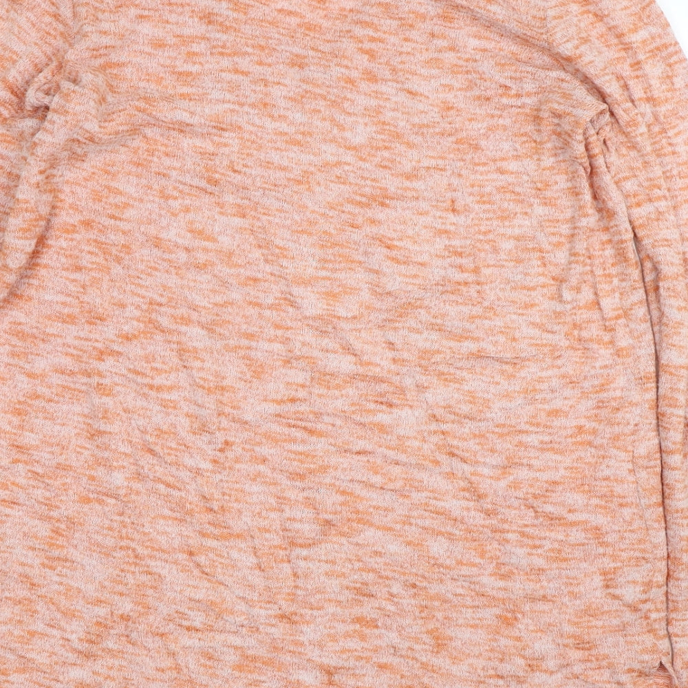 Next Womens Orange Pullover Jumper Size 10