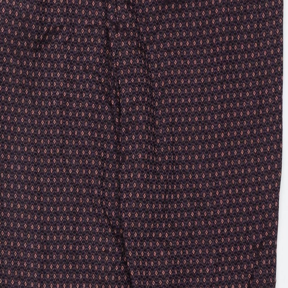Marks & Spencer Womens Purple Trousers Size 14 L28 in
