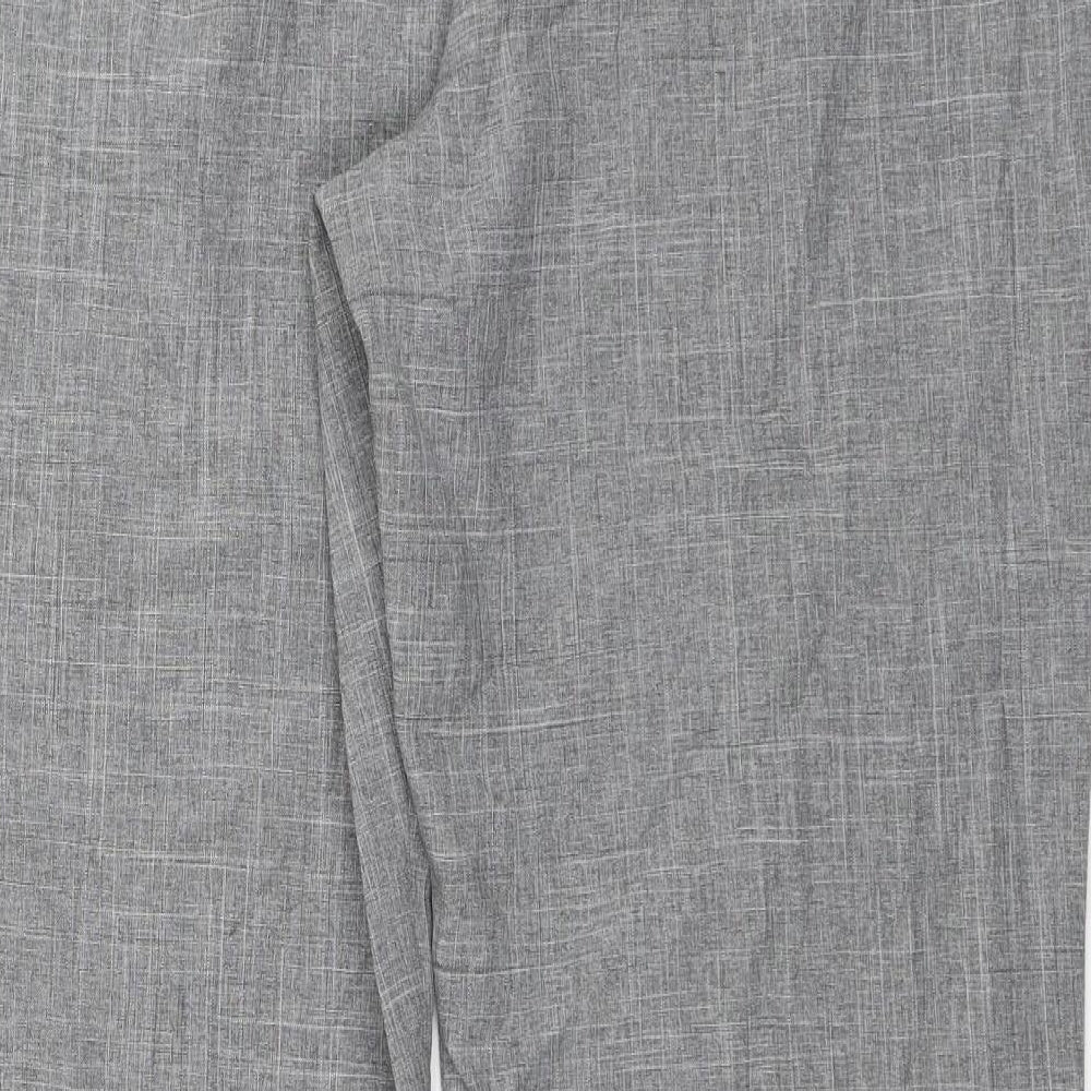F&F Womens Grey Dress Pants Trousers Size 18 L30 in