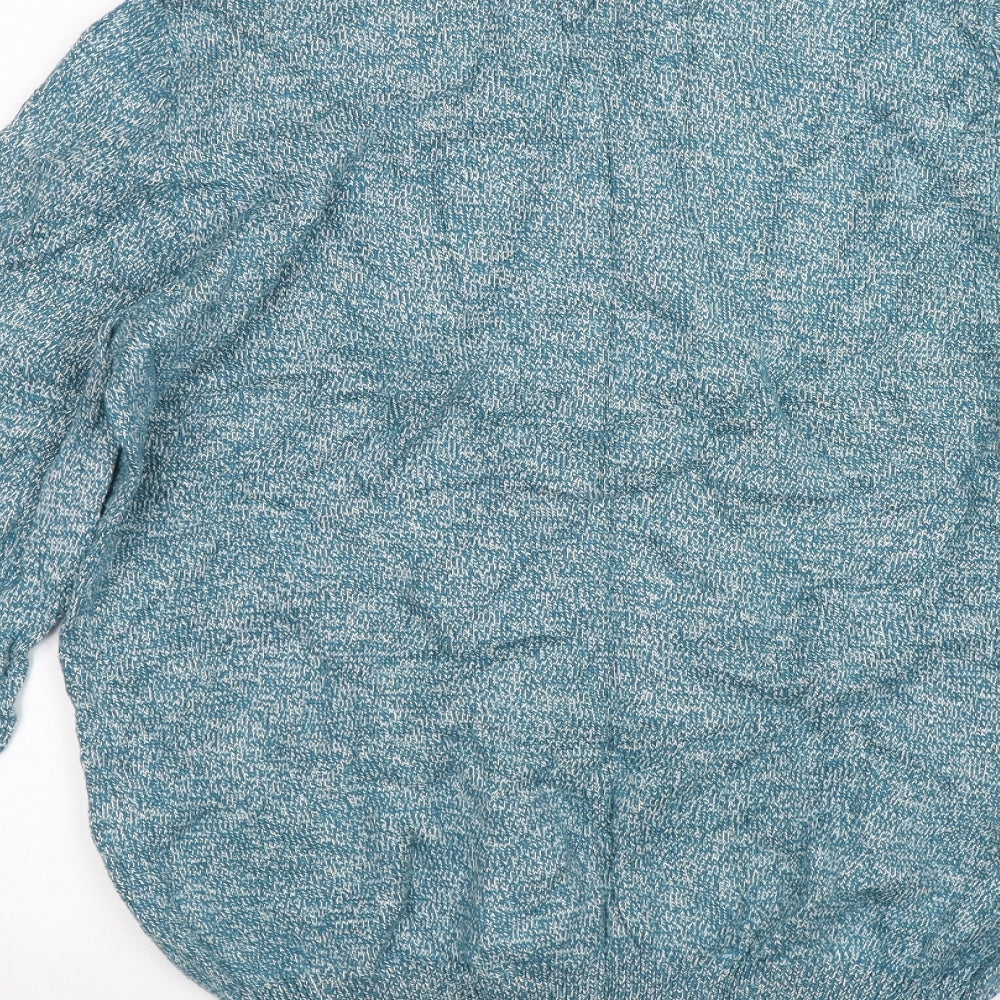 Atlantic Bay Mens Blue Pullover Jumper Size M