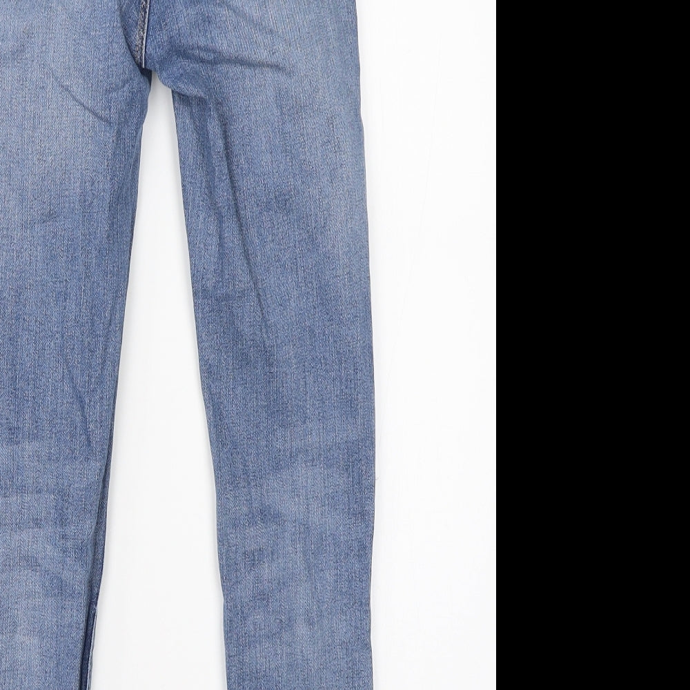 New Look Womens Blue Denim Skinny Jeans Size 6 L23 in