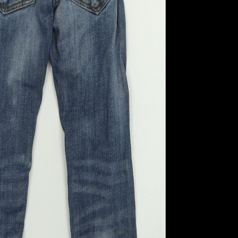 NEXT Girls Blue Skinny Jeans Size 4 Years