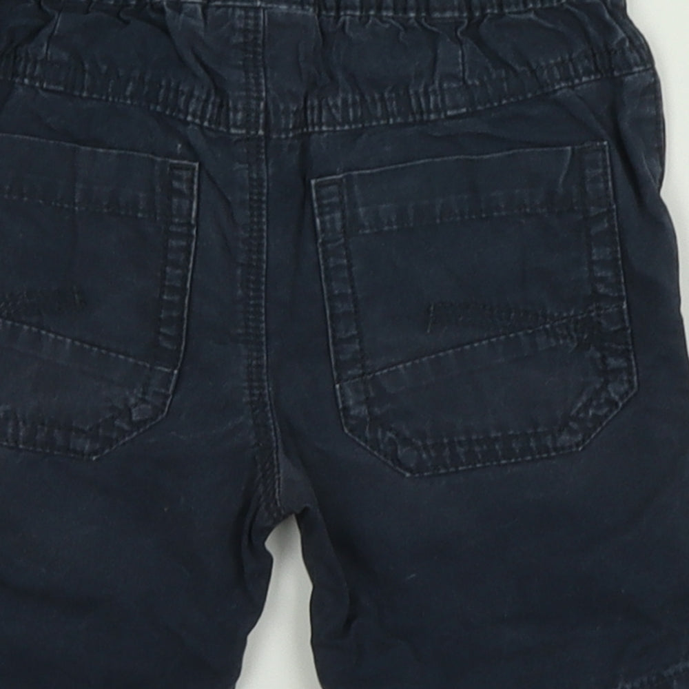 Next Boys Blue Cropped Trousers Size 12-18 Months