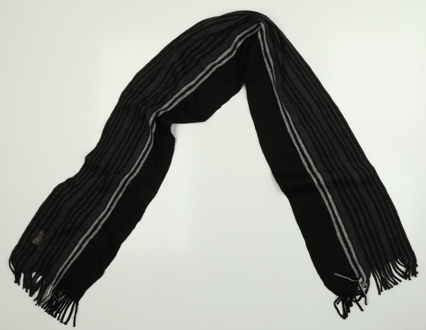 Avenue Unisex Multicoloured Striped Scarf Size Regular