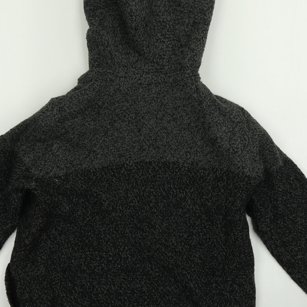 F&F Boys Grey Full Zip Hoodie Size 9-10 Years