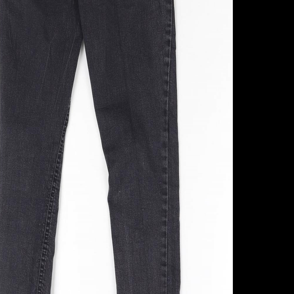 Urban Star Womens Black Denim Skinny Jeans Size 26 L30 in