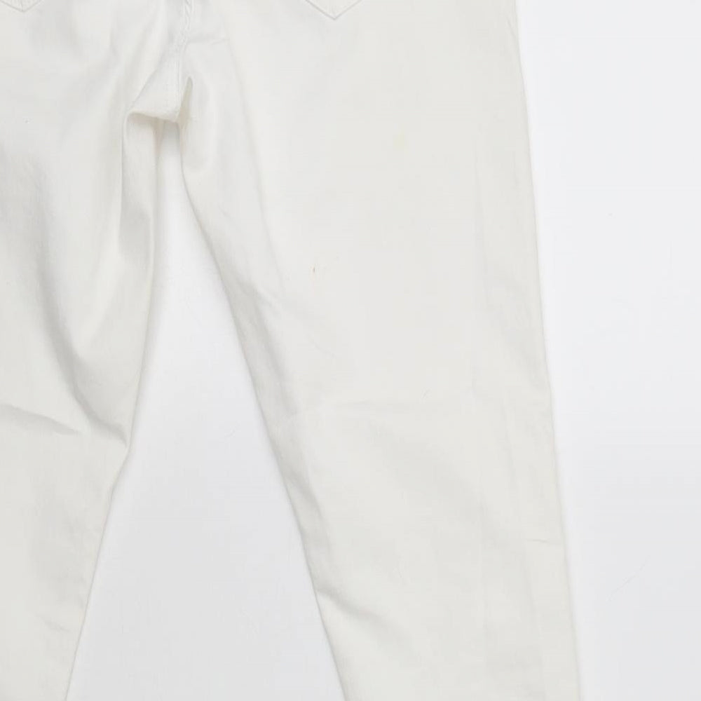 Topshop Mens Ivory Skinny Jeans Size 28 in L32 in - Topshop Jeans