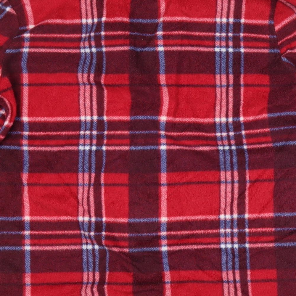 Preworn Womens Red Plaid Nightshirt Size 14