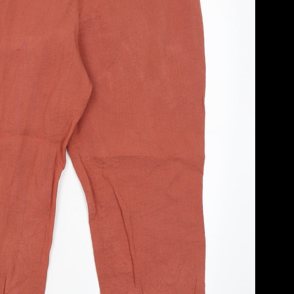 Classics Womens Orange Trousers Size 18 L24 in
