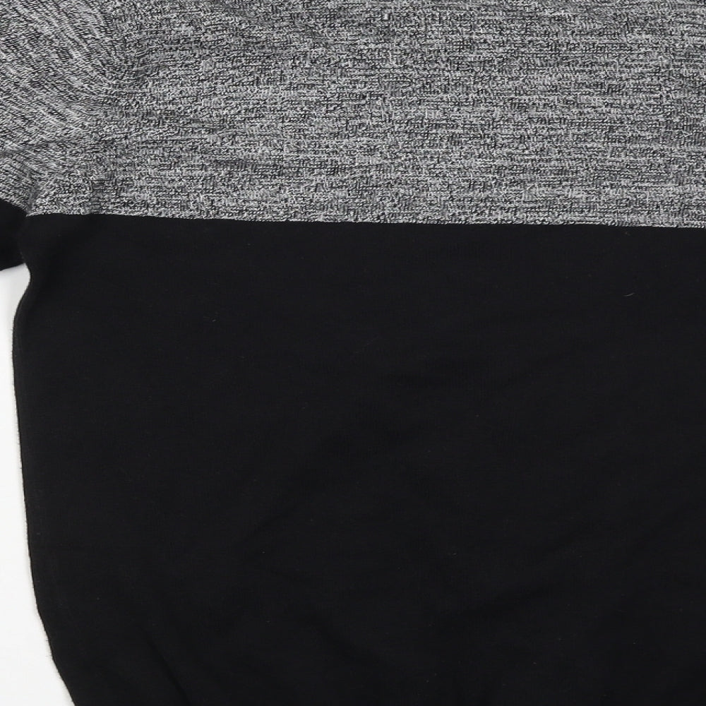 New Look Mens Grey Pullover Jumper Size S