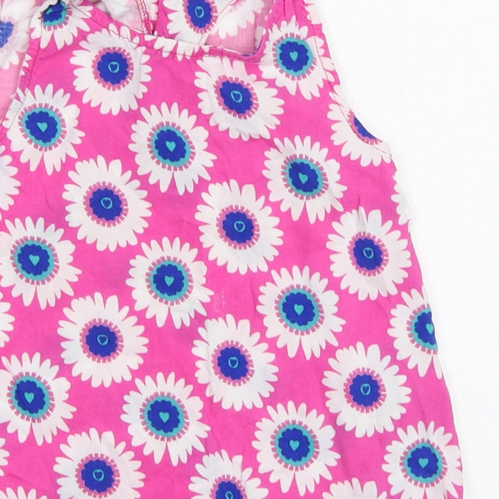 Marks & Spencer Girls Pink Floral A-Line Size 2-3 Years