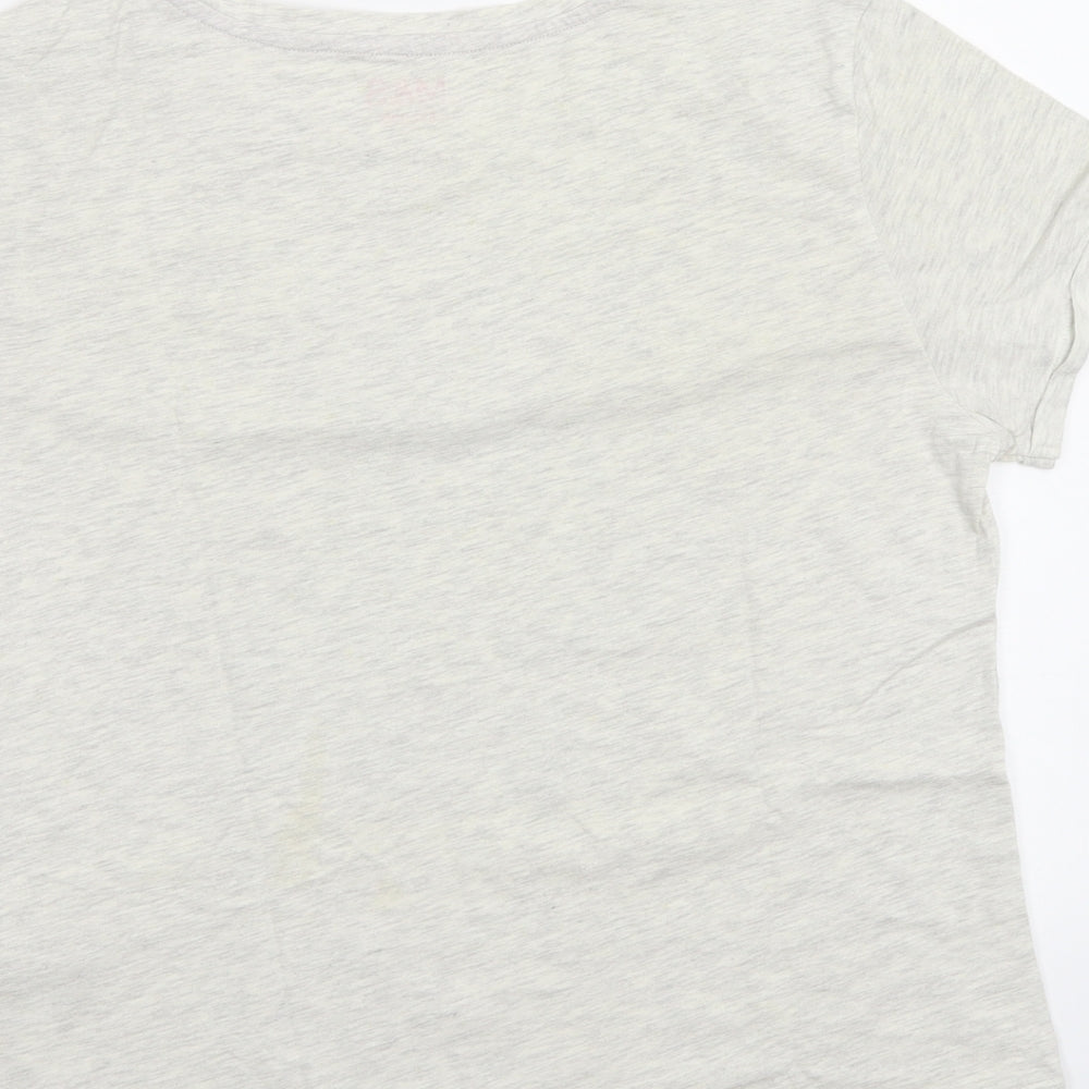 Marks & Spencer Womens Grey Top Pyjama Top Size 12 - Xmas