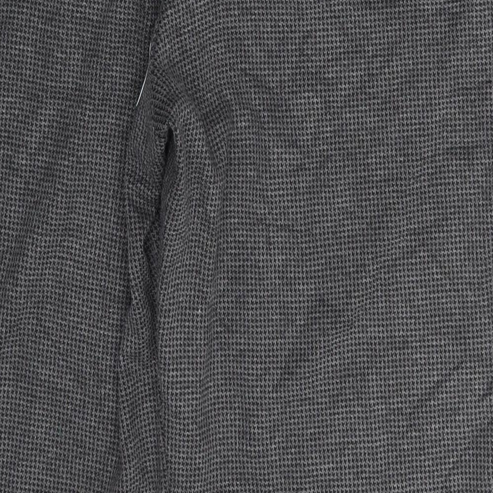 Marks & Spencer Womens Grey Dress Pants Trousers Size 16 L27 in