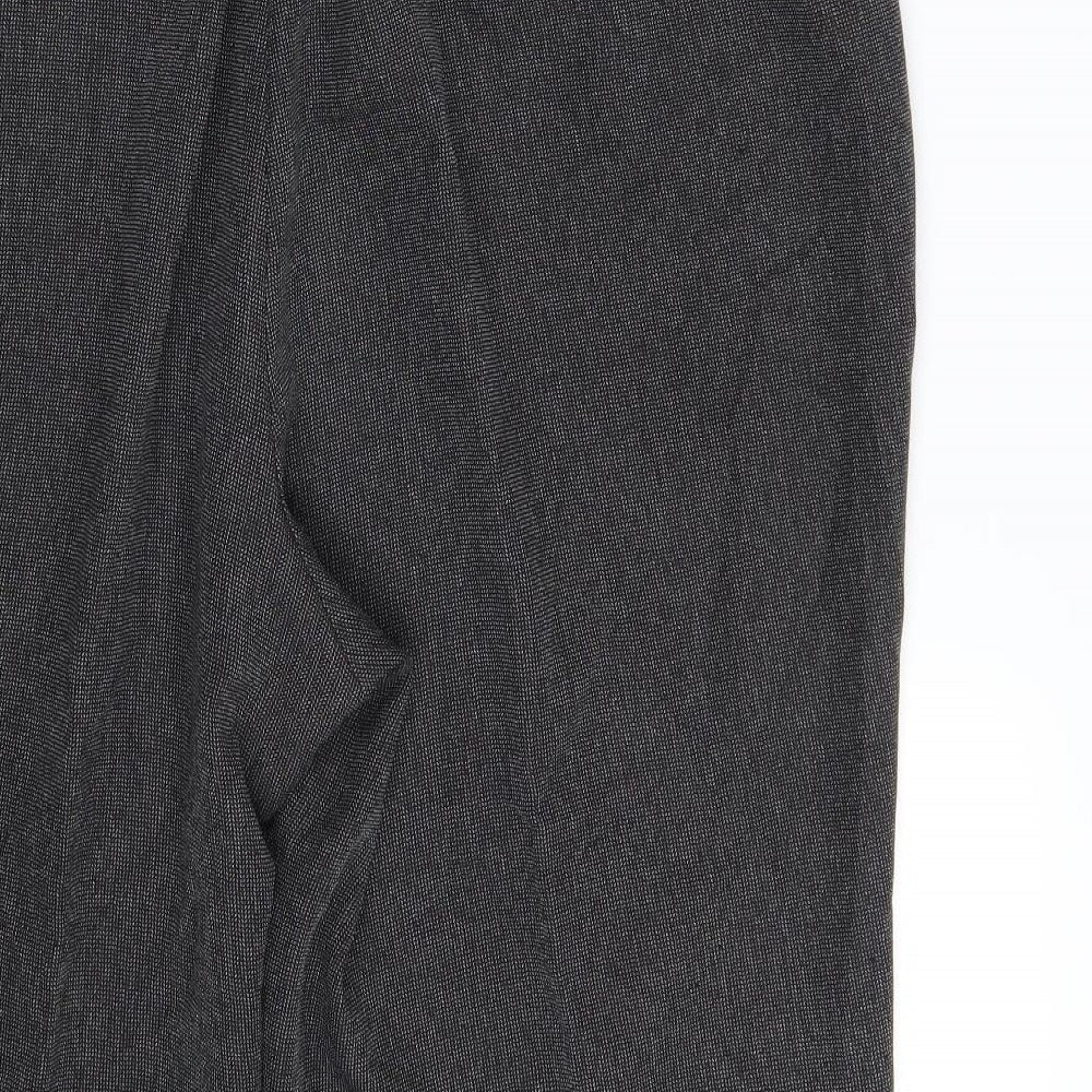 Bonmarché Womens Grey Capri Trousers Size 20 L24 in