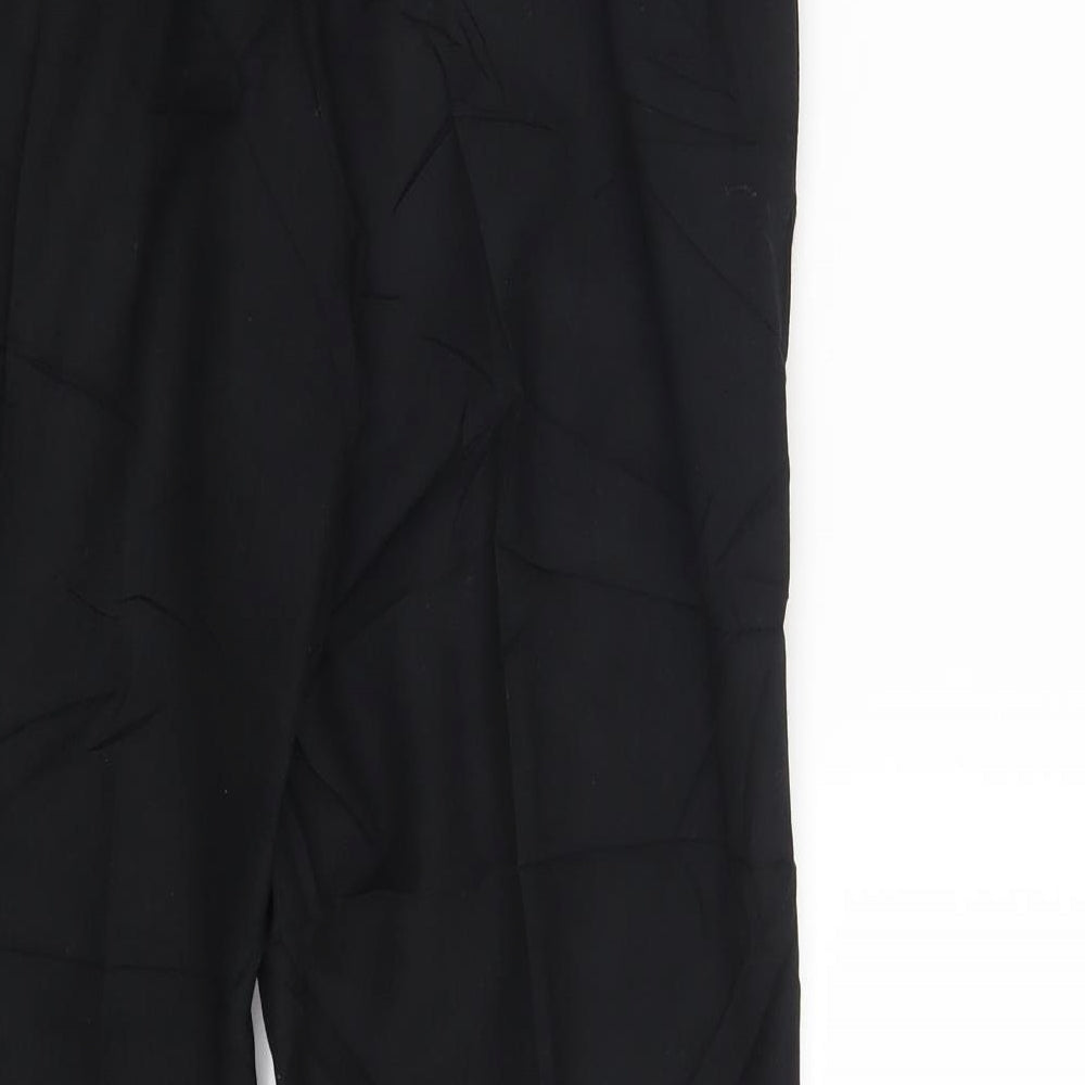 Marks & Spencer Womens Black Dress Pants Trousers Size 14 L28 in