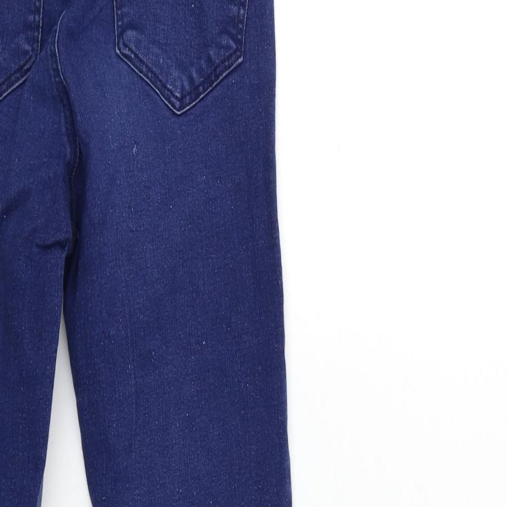 Topshop Womens Blue Denim Skinny Jeans Size 26 in L32 in