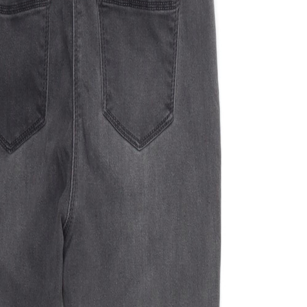 Preworn Womens Grey Denim Jegging Jeans Size 23 in L23 in
