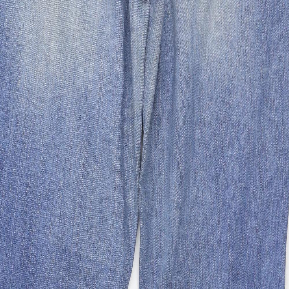 TOM TAILOR Womens Blue Denim Trousers Size 28 in L31 in