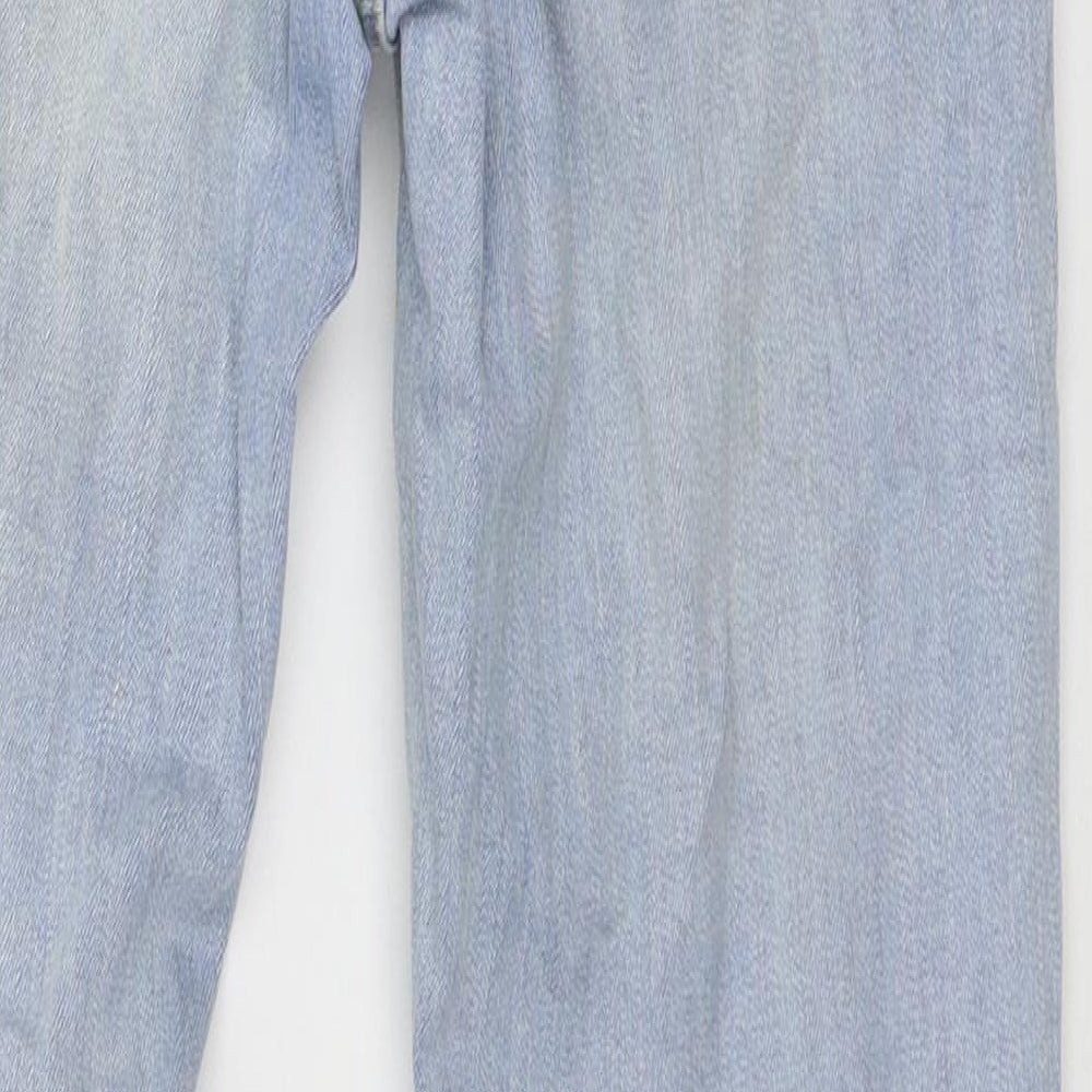 Zara Womens Blue Denim Skinny Jeans Size 6 L26 in