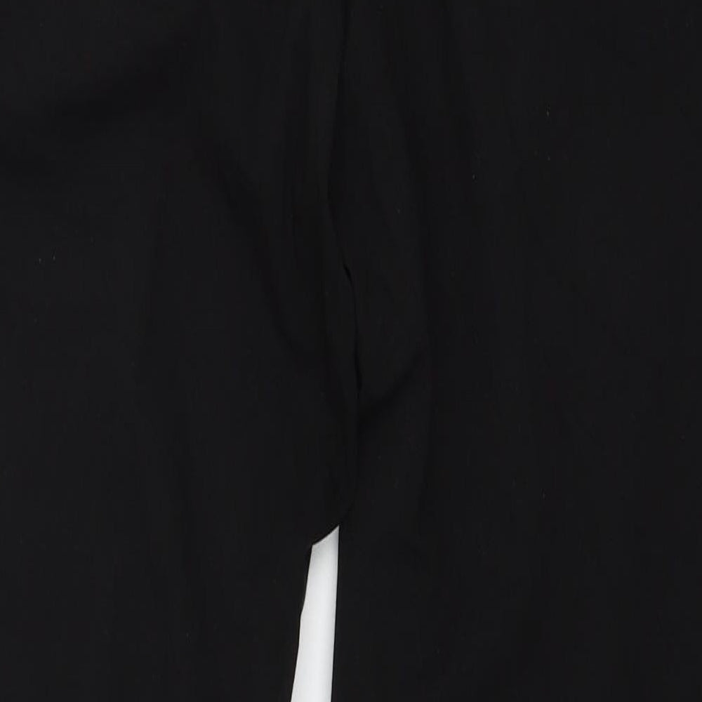 Preworn Womens Black Trousers Size 30 in L25 in
