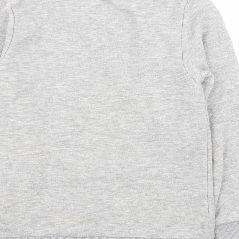 H&M Girls Grey Pullover Jumper Size 7-8 Years