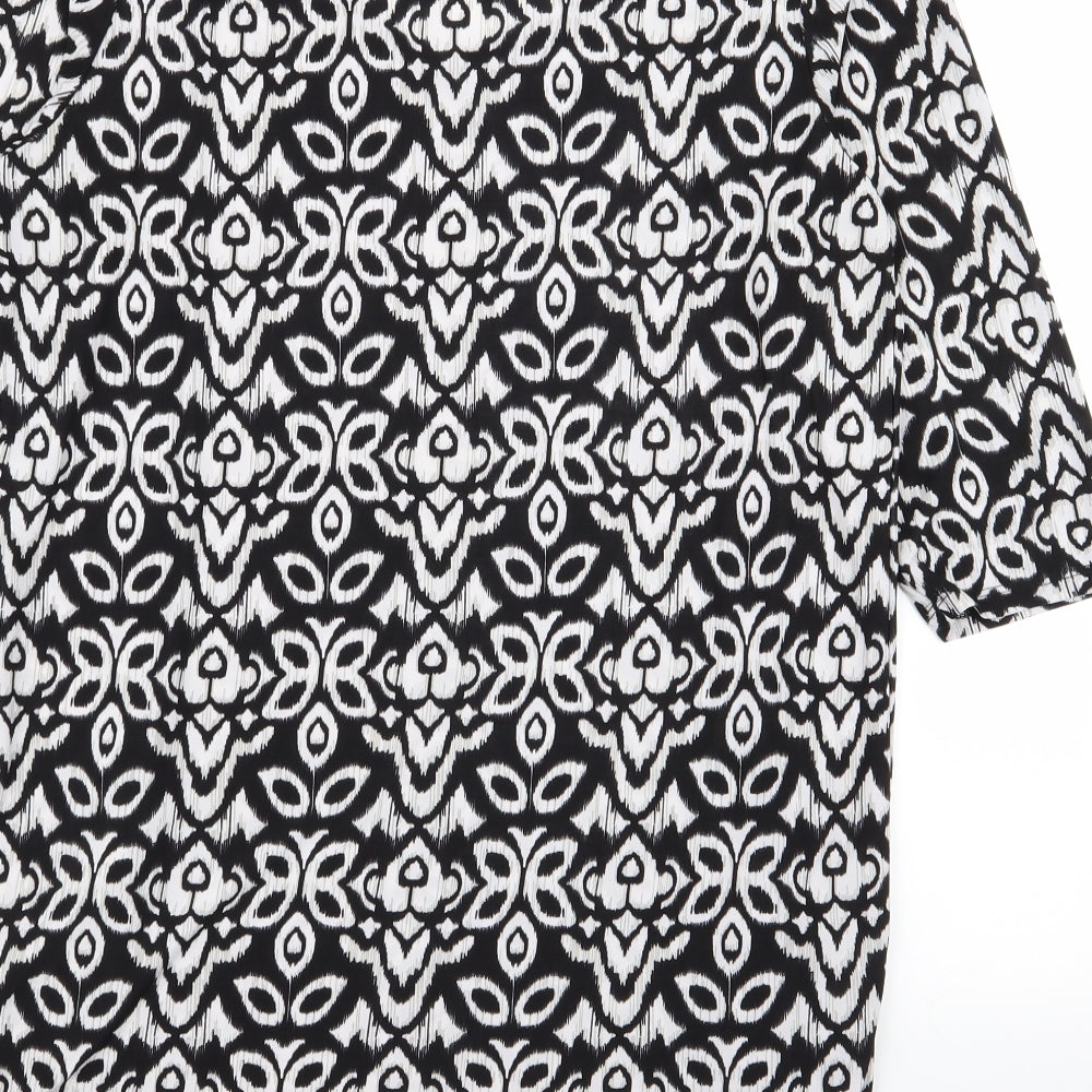 intuition Womens Multicoloured Geometric T-Shirt Dress Size 12