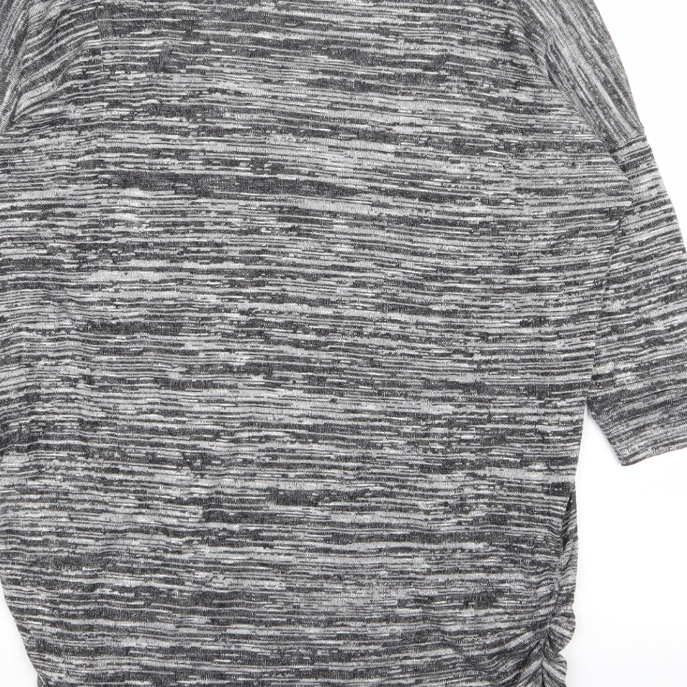 items Womens Grey Basic T-Shirt Size M