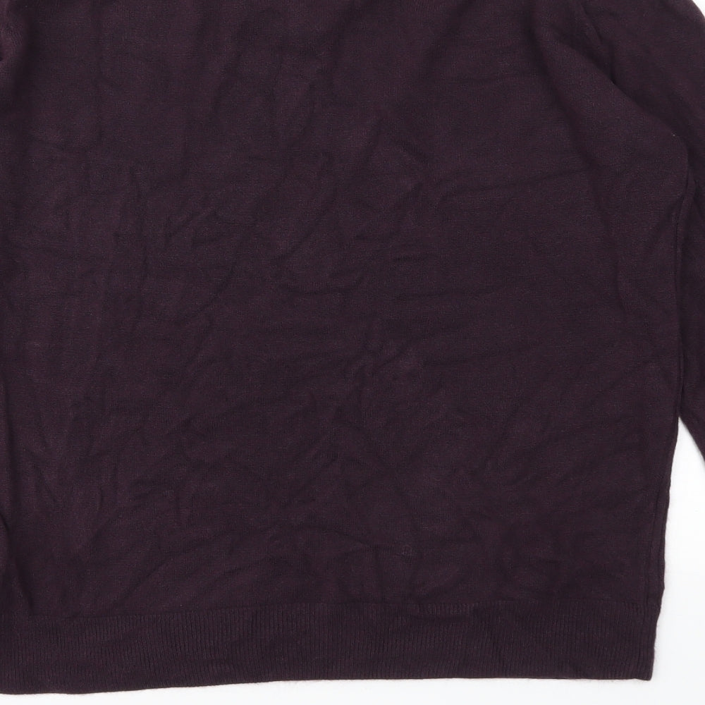 Vintage Garment Mens Purple Pullover Sweatshirt Size L