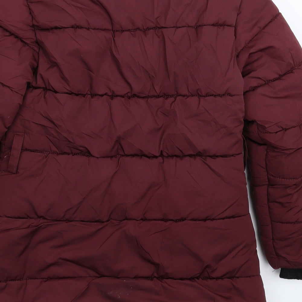 JingPintz Girls Brown Puffer Jacket Coat Size XL