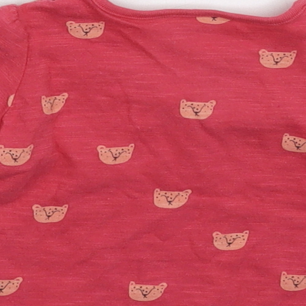 NEXT Girls Pink Basic T-Shirt Size 3-6 Months