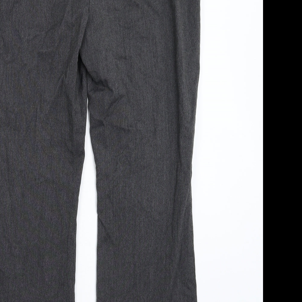 Per Una Womens Grey Trousers Size 12 L28 in