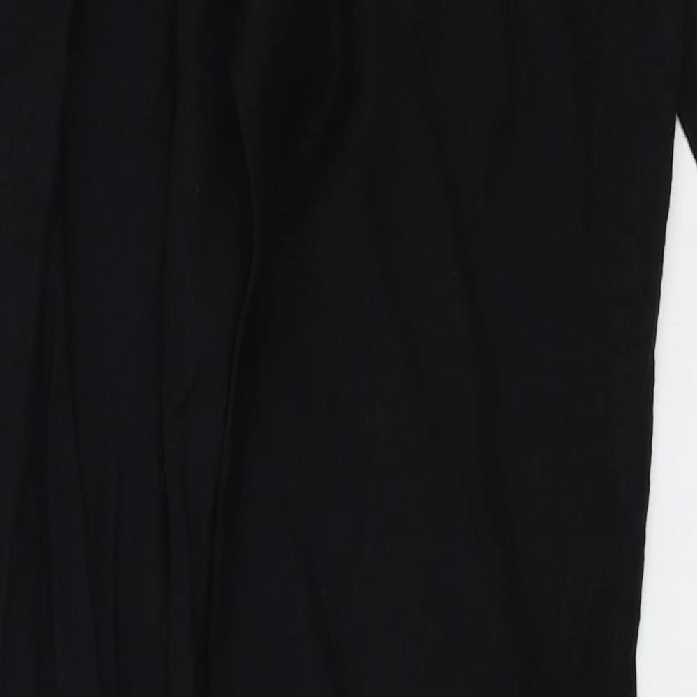 F&F Womens Black Windbreaker Trousers Size 8 L26 in