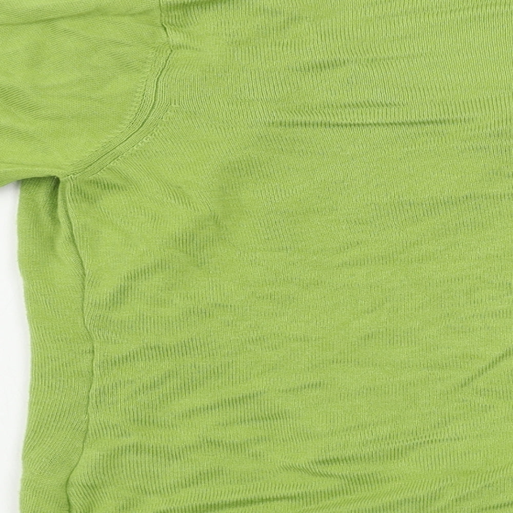 Marks and Spencer Womens Green Cardigan Jumper Size 12