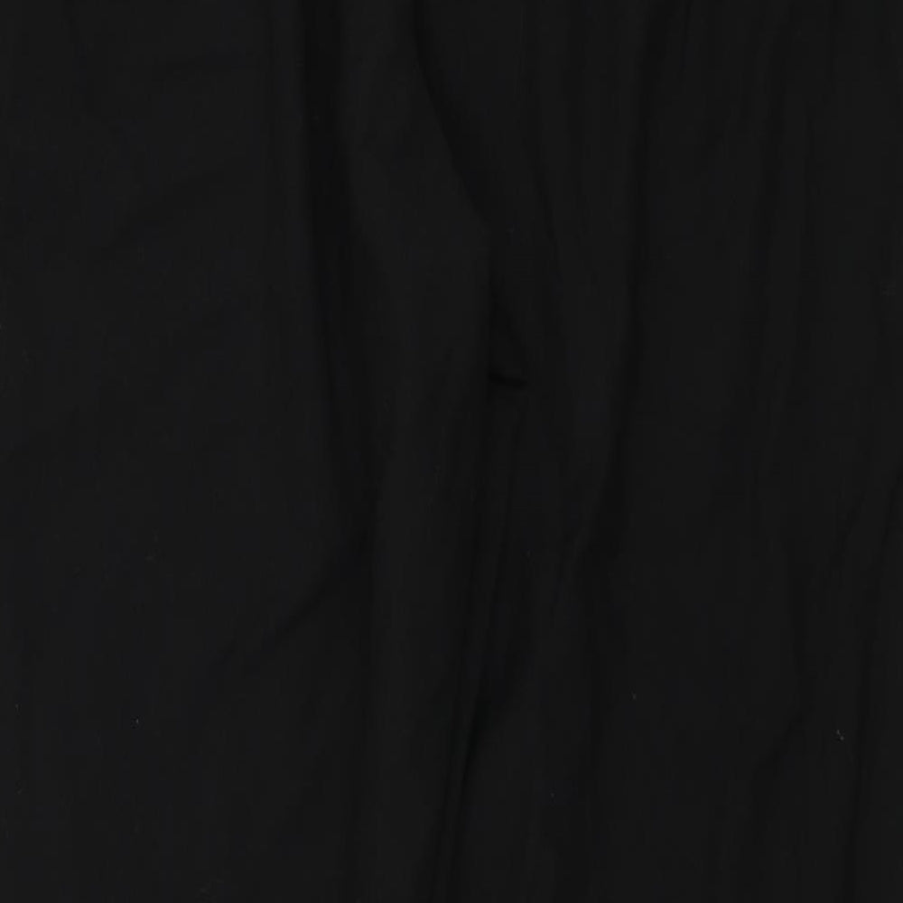 Preworn Womens Black Paisley Trousers Size 36 in L25 in