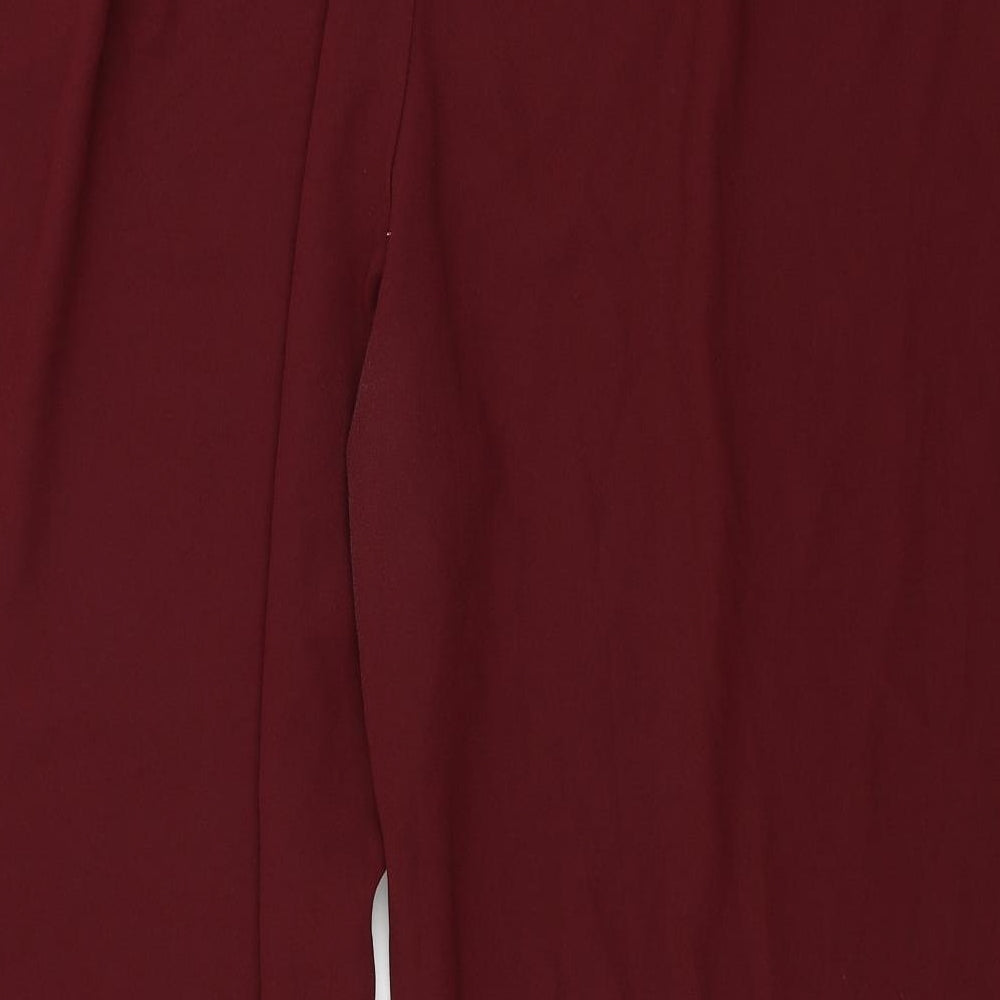 Target Womens Red Trousers Size 38 in L25 in