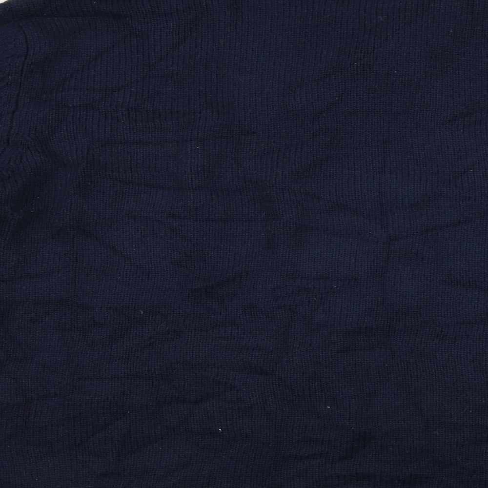 Ambrose Mens Blue Pullover Jumper Size L