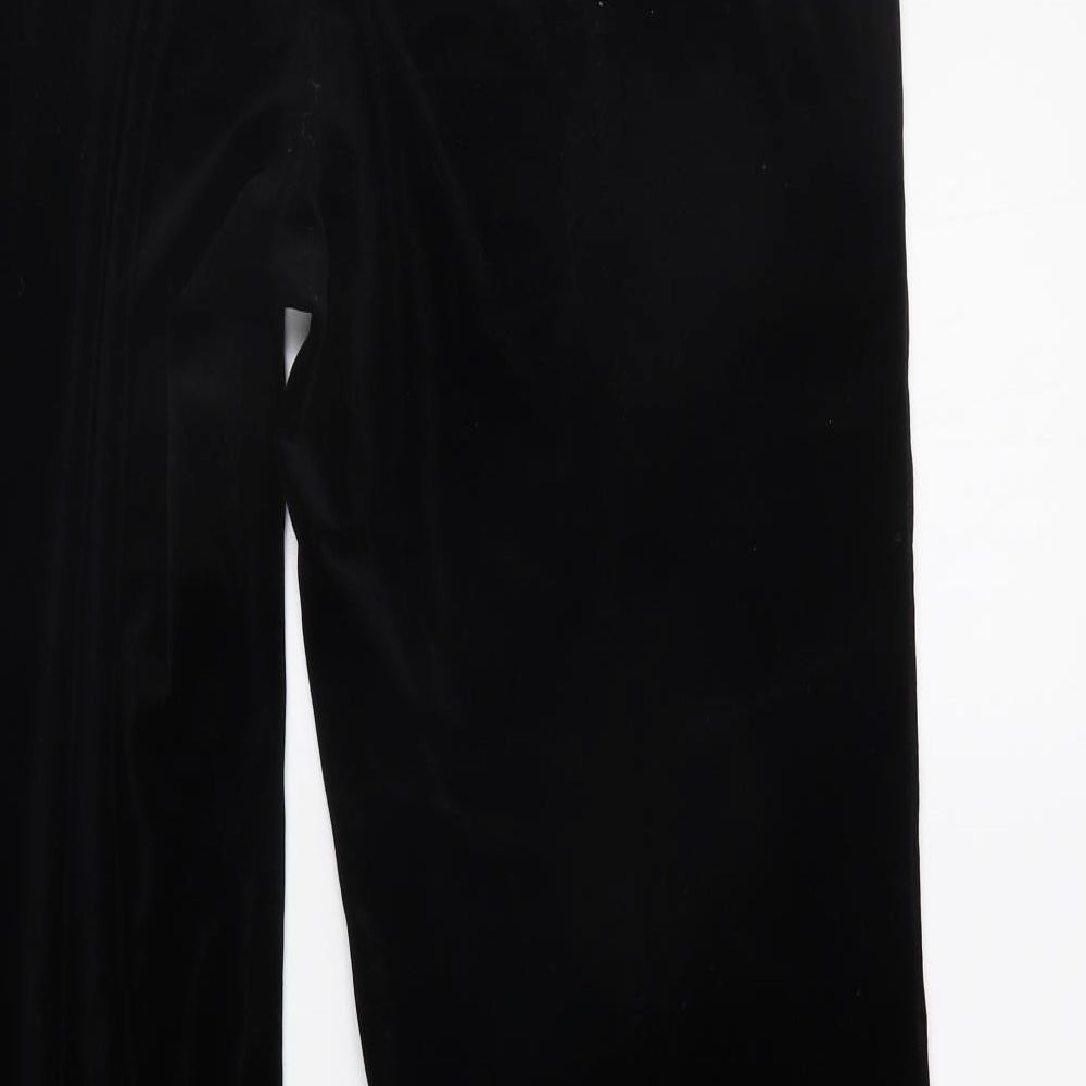 ARMANDO Womens Black Trousers Size 14 L28 in